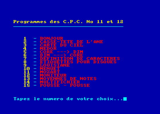 Disque CPC No 06