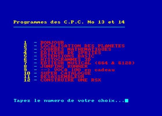 Disque CPC No 07