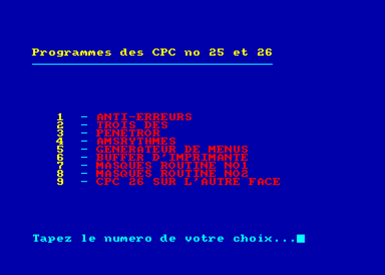 Disque CPC No 13