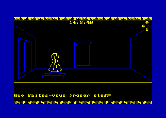 Le Temple Du Soleil Screenshot 5 (Amstrad CPC464)