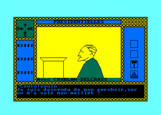 Presidentielles 88 Screenshot 5 (Amstrad CPC464)