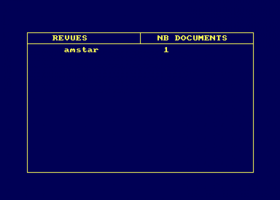 Recherche Documentaire Screenshot 5 (Amstrad CPC464)