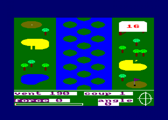 Tournoi De Golf Screenshot 5 (Amstrad CPC464)