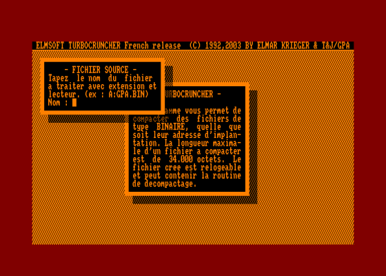 Turbocruncher Screenshot 5 (Amstrad CPC464)