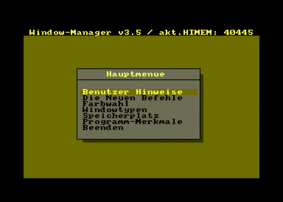 Windows-Manager v3.5