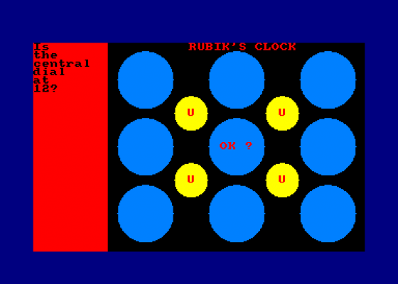 Rubik's Clock Solver