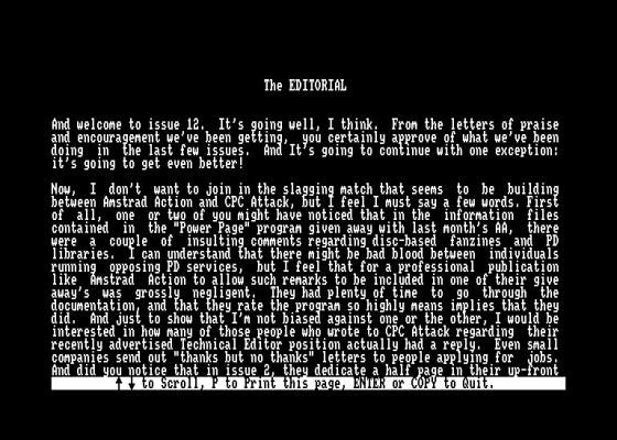 CPC Domain 12 Screenshot 5 (Amstrad CPC464)