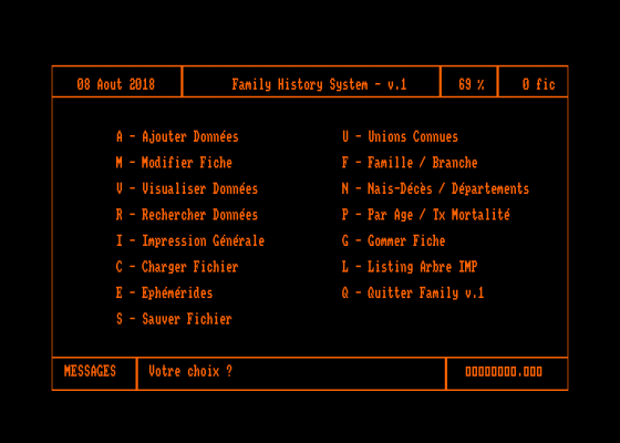 Guide Family History System