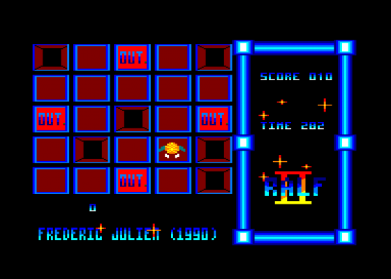 Ralf II Screenshot 1 (Amstrad CPC464)