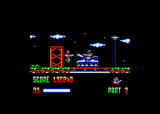 Skywar Screenshot 5 (Amstrad CPC464)