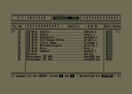 Databox Sonderheft 8-89 Screenshot 5 (Amstrad CPC464)