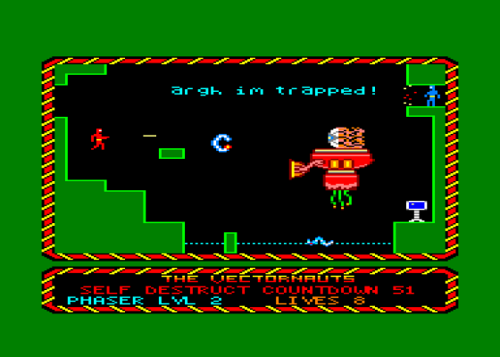 The Vectornauts Screenshot 5 (Amstrad CPC464)