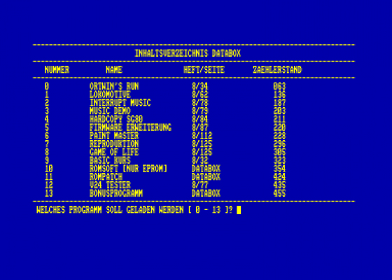 Databox 8-86