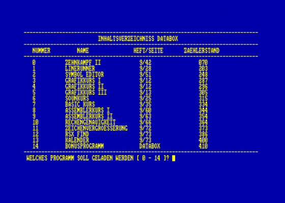 Databox 9-85