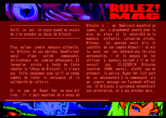 Rulez! Mag 1 Screenshot 5 (Amstrad CPC464)