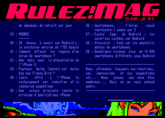 Rulez! Mag 2 Screenshot 5 (Amstrad CPC464)