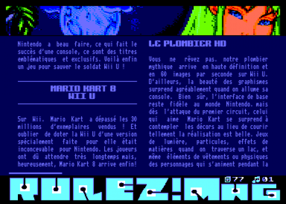 Rulez! Mag 3 Screenshot 5 (Amstrad CPC464)