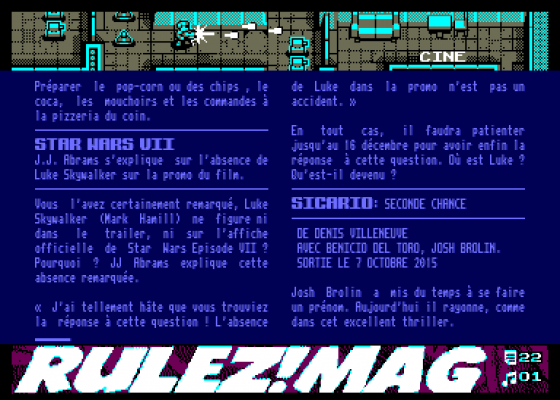 Rulez! Mag 7 Screenshot 5 (Amstrad CPC464)