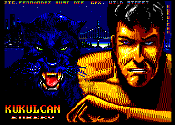 Kukulcan Compilation Demo 3 Screenshot 5 (Amstrad CPC464)