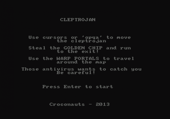 Cleptrojan Screenshot 9 (Amstrad CPC464)