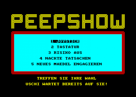 Peepshow Screenshot 5 (Amstrad CPC464)