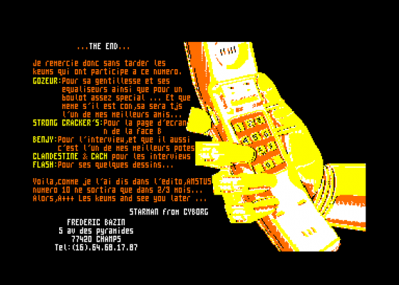 Amstus 9 Screenshot 5 (Amstrad CPC464)