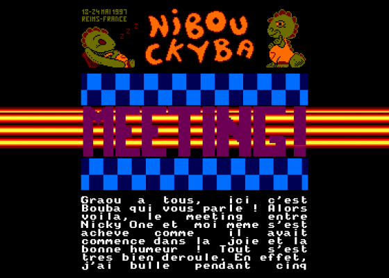 NibouCkyba Screenshot 1 (Amstrad CPC464)