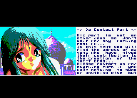 Sweet Megademo Screenshot 5 (Amstrad CPC464)