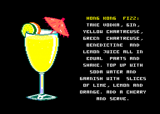 Cocktail Shaker Screenshot 5 (Amstrad CPC464)