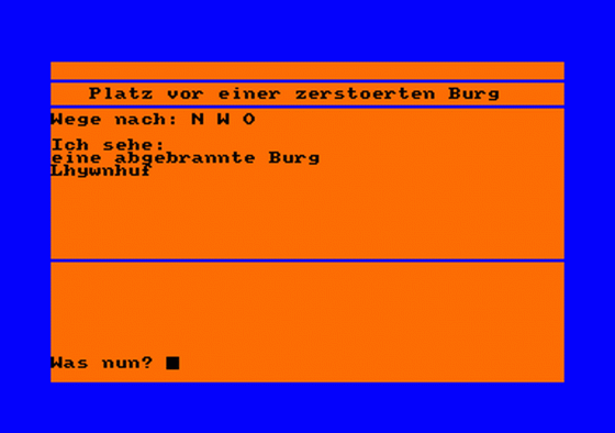 Thorr 2 Die Flucht Nach Thyrros Screenshot 1 (Amstrad CPC464)