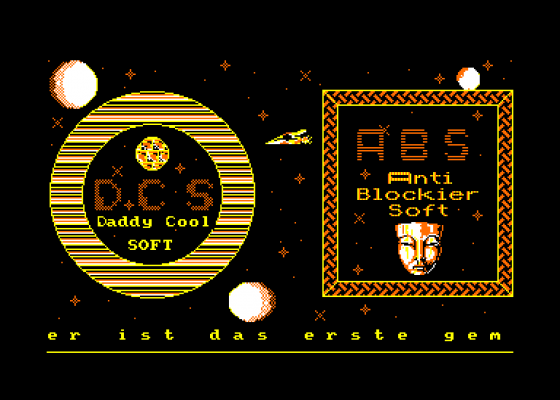 DCS & ABS Demo 1 Screenshot 1 (Amstrad CPC464)