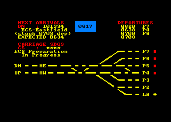 Rtc Glasgow Queen Street Screenshot 1 (Amstrad CPC464)