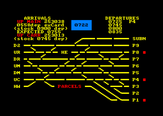 Rtc Paddington Screenshot 1 (Amstrad CPC464)