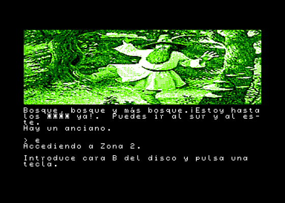 Elf La Aventura Screenshot 5 (Amstrad CPC464)