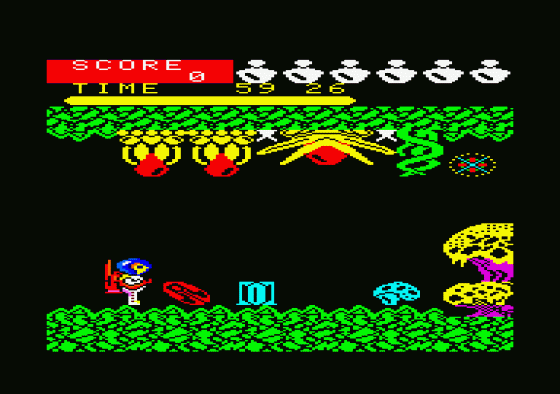 On The Run Screenshot 6 (Amstrad CPC464)