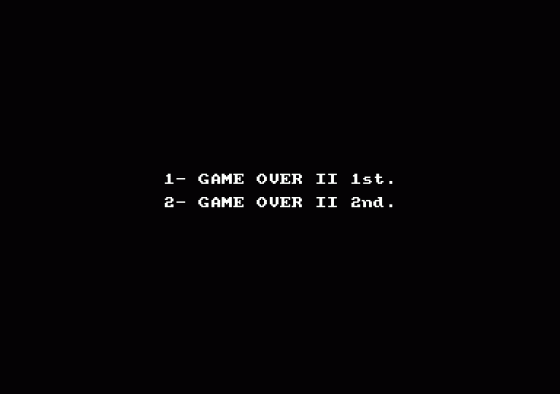 Game Over Double Pack Screenshot 1 (Amstrad CPC464)