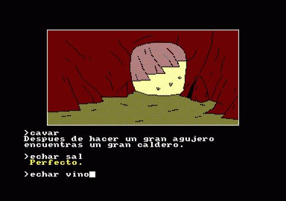 Don Quijote Screenshot 6 (Amstrad CPC464)