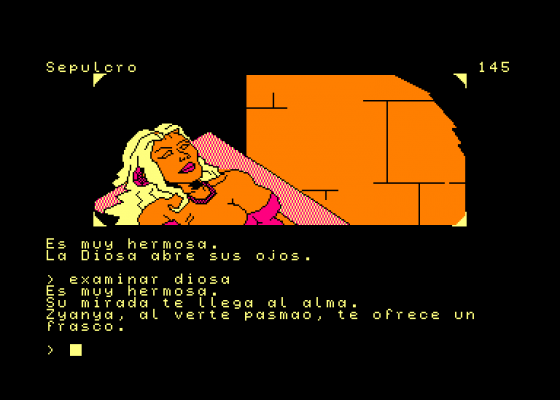 La Diosa De Cozumel Screenshot 5 (Amstrad CPC464)