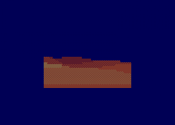 Reset 18 - Voxel1K Screenshot 5 (Amstrad CPC464)