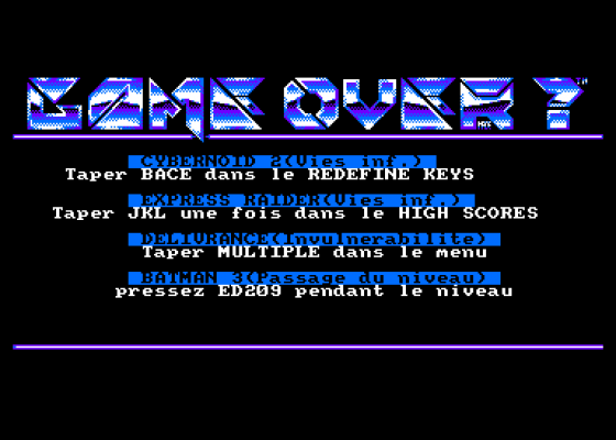 Disc Full 08 Screenshot 5 (Amstrad CPC464)