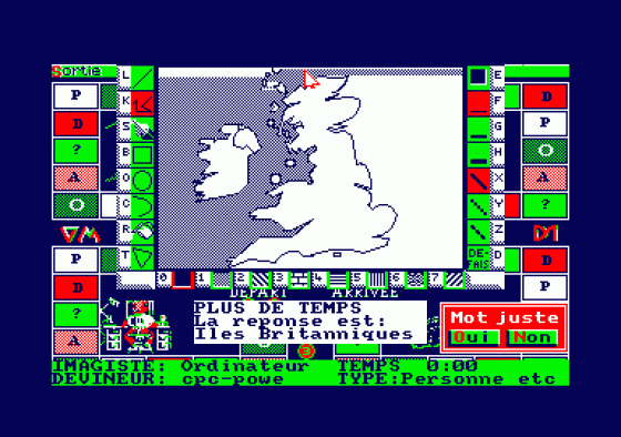 Pictionary Screenshot 5 (Amstrad CPC464)