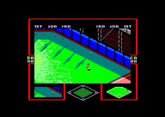 Rbi Two Baseball Screenshot 5 (Amstrad CPC464)