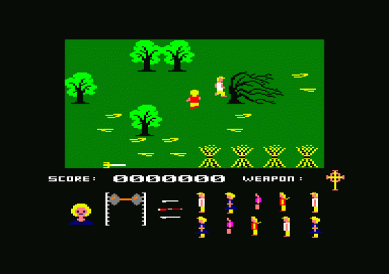 Friday The 13th Screenshot 5 (Amstrad CPC464)
