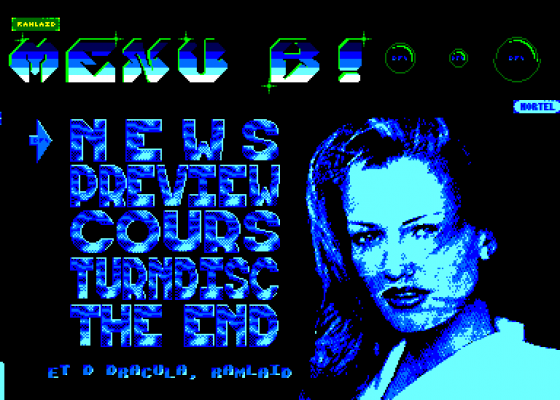 Dracula Fanz Issue 4 Screenshot 5 (Amstrad CPC464)