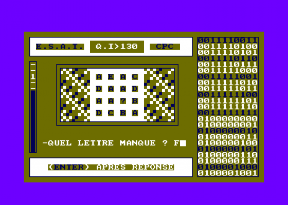 Psycho-Test Screenshot 5 (Amstrad CPC464)