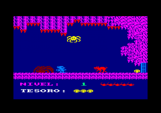 Ali Candil Y El Tesoro De Sierra Morena Screenshot 1 (Amstrad CPC464)