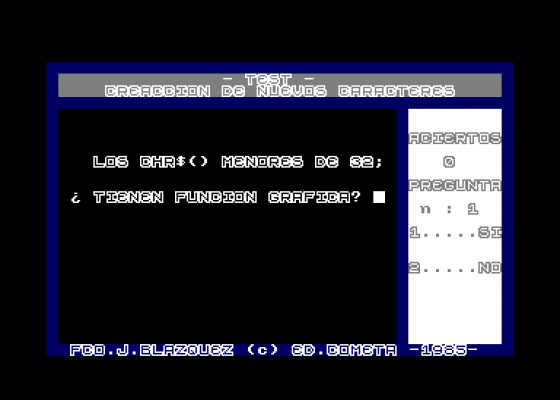 Programando Mi Amstrad 1 Screenshot 5 (Amstrad CPC464)