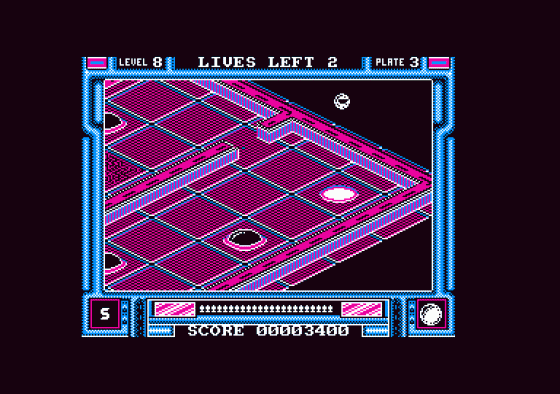 Incredible Shrinking Sphere Screenshot 5 (Amstrad CPC464)