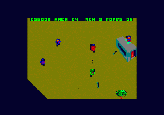 Commando Screenshot 5 (Amstrad CPC464)