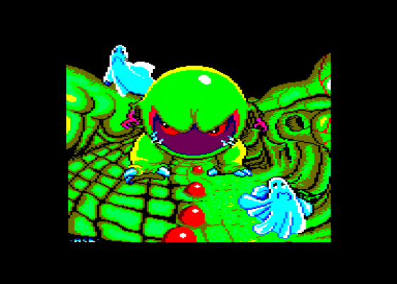 Black Beard + Mad Mix Game Screenshot 1 (Amstrad CPC464)